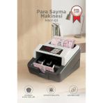 Profesyonel Para Sayma Makinesi Uv+Mg Sensörlü Geçersiz Para Tespitli Mny01 Gri
