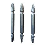 Profesyonel PZ2 Çift Taraflı Tornavida Bits Ucu Seti, 75mm, 10 Adet