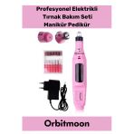 Profesyonel Seri 9V Elektrikli 6 Başlıklı Bakım Törpü Tırnak Ayak Nasır Mantar Manikür Pedikür Seti