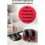 Profesyonel | Shiatsu Ovmalı Isıtmalı Ayak Masaj Aleti | Titreşimli Ayak Sağlık Masaj Cihazı - Renkli