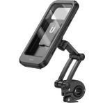 Profesyonel Telefon Tutucu Motosiklet Bisiklet Scooter için Gidon Telefon Tutucu A Kalite 4.5-7 inç Tüm Telefonlara Uyumlu CA101