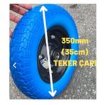 Profesyonel Yeni Nesil Patlamaz Pu El Arabasi Tekeri Saglam Uzun Omurlu Rulman Bilyali - Cap: 350Mm