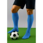 Profesyonel Yetişkin Futbol Maç Çorabı 40-45 Futbol Tozluk Halısaha Çorabı Hakem Kaleci Çorabı Konç - Açık Mavi - 40 - 45