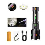 Profesyonel Zoomlu 50W Şarjlı Avcı Polis El Feneri Ps-9885