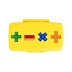 PROfezzion 36 Slots SD Card Holder Case for 12 SD/SDHC/SDXC Cards Storage Water-Resistant Protector Wallet for 24 Micro SD/TF Cards Organizer Memory Card Keeper Box (Yellow)