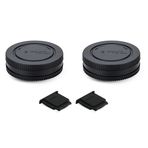 PROfezzion E-Mount gövde kapağı + objektif kapağı (arka) Sony ZV-E1 ZV-E10 A6000 A6100 A6300 A6400 A6500 A6600 A5100 A5000 A1 A7C A7 III II A7R IV III II A7S III II için A9 NEX-6
