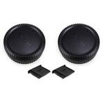 PROfezzion X-Mount Objektif Kapağı 2'li Paket Gövde Kapağı ve Kamera Hot Shoe Cover Set için Fuji-film X-M5 X-T5 X-H2 X-T3 X-T4 X-T2 X-S20 X-S10 X-T50 X-T30 X-T20 X-T10 X-T200 X-T100 X-PRO3/PRO2 X-E4