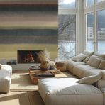 Profhome Fotoğraf Duvar Kağıdı Soyut Desen 790153-GU Panoramik Duvar Kağıdı TNT Yeşil Kahverengi Bej-Gri-Turkuaz-Pastel 0,53 m x 8,80 m / 4,45 m2