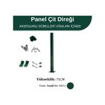 Profil Direk 75 Cm - Çim Çit Direği Panel Çit Direği
