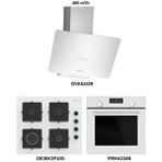 Profilo Beyaz Cam Ankastre Set FRMA234B DVK6J429 OE36P2P11D A Enerji Sınıfı Eğimli Davlumbaz