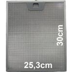 Profilo Davlumbaz Filtresi 253X300 Aspiratör Tel Filtre Ön Kısım Tek Tırnak, Arka Kısım Tırnaksız