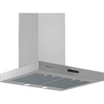 Profilo DVB6K770 Duvar Tipi Cam Dekor Dark Silver Davlumbaz 50 cm Inox Renk Güçlü Hava Çekimi