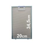 Profilo DVE6G560 Davlumbaz Aspiratör Filtresi 20x34,5cm Alüminyum Yağ Süzgeç Tel Kaset Filtre