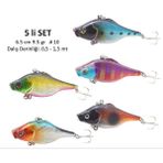 PROFISHER 5 li Japon Set Sert Yapay Balık Yem 6,5 cm 9,5 gr