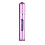 ProFisher 5 ml Doldurulabilir Mini Parfüm Sprey Şişesi Seyahat Alüminyum Sprey Atomizer Pembe Açık