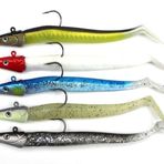 PROFISHER 5 Renk Silikon Yapay Metal Kafalı Yem 11 cm 10 gr