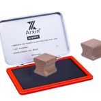 Profisher Ahşap Küp Mühür 20X20MM Kavrama Oluklu Blok Kayın Ağacı