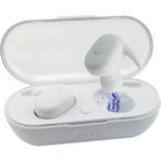Profisher Bluetooth 5.0 Kablosuz Tws Mikrofonlu Spor Kulaklık 3D Stereo Ses Taşınabilir Şarj Kutulu Beyaz