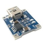 Profisher Li-Ion Lityum Pil Şarj Modülü TP4056 USB 5V 1A Rmcıgıcm Dıy (Kendin Yap)