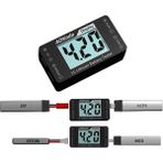 Profisher Lipo 3,7V 1s Dron Pil Voltaj Test Cihazı Jst Molex Mcpx Mcx Soketli 4 In 1