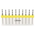 Profisher Mikro Karbür Pcb Matkap Ucu Metal Cnc Sondaj 10LU Set 1.95MM - 1.95 mm
