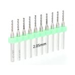 Profisher Mikro Karbür Pcb Matkap Ucu Metal Cnc Sondaj 10LU Set 2.05MM