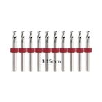 Profisher Mikro Karbür Pcb Matkap Ucu Metal Cnc Sondaj 10LU Set 3.15MM