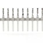 Profisher Pcb Mikro Karbür Cnc Matkap Ucu 10LU Set 2,40MM Tungsten 18 Shank