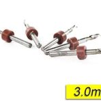 ProFisher PCB Mikro Karbür CNC Matkap Ucu 10lu Set 3,00mm Tungsten 18 Shank