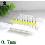 Profisher Tungsten Karbür Uçlu Freze Pcb Mikro/mini Matkap Uç 0,7 mm x 10'lu Set