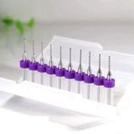 Profisher Tungsten Karbür Uçlu Freze PCB Mikro/Mini Matkap Uç 0,9mm x 10 lu Set