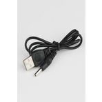 Profisher USB Dc 5V Güç Kaynağı Şarj Adaptörü Kablosu 3.5mm Jaklı Mosunx Siyah