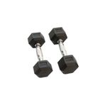 Proforce 17.5 kg Siyah Çelik Ağırlık Metal Tutma Yerlerine Sahip Dambıl