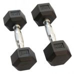 Proforce Çelik Ağırlık, Metal Tutma Yerlerine Sahip Tekli Dambıl- 25 Kg Tekli