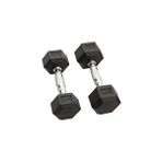 Proforce Çelik Ağırlık, Metal Tutma Yerlerine Sahip Tekli Dambıl- 7.5 Kg Tekli