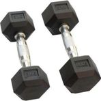 Proforce Çelik Ağırlık, Metal Tutma Yerlerine Sahip Tekli Dambıl- KDB25 Kg Tekli