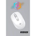 Profosyonel Bluetooth Şarj Edilebilir Kablosuz Ve Çift Mod Sessiz Mouse 800 - 1200 - 1400 Dpı Rb101