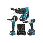 prohummer Akülü 58vf Ultra 3lü Set Kırıcı Delici Hilti Taşlama ve Somun Sökme PH023