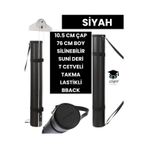 PROJE TÜPÜ BAZUKA 10.5 CM ÇAP 76 CM BOY SİLİNEBİLİR SUNİ DERİ T CETVELİ TAKMA LASTİKLİ BBACK