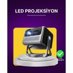 Projector Android Tv Ev Sinema Projeksiyonu