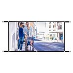 Projeksiyon ekranı, 3D projektör ekran çerçevesi, katlanabilir film ekranı, projektörler için, ev sineması, sinema, video oyunu, iç ve dış mekan filmleri, HD ekran Gyouza