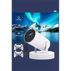 Projeksiyon Video Oyun Konsolu Projektör Taşınabilir Ayaklı Çift Kollu 4K Çözünürlüklü