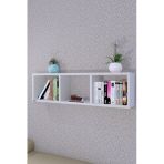 Projemob Linea Trio Suntalam Duvar Rafı – 3 Bölmeli, 90 Cm