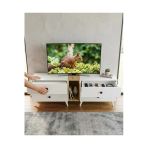 Projemob Miramob 4 Çekmeceli Modern Tv Ünitesi 149 Cm Ayaklı Tv Sehpası Antrasit Beyaz