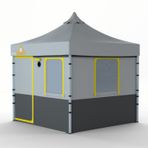 ProKamp Büyük Aile Kamp Çadırı 3x3 Portatif Ourdoor Gölgelik Katlanır Tente Gazebo