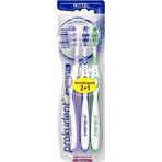 Prokudent Orta Yumuşak Kıllı Diş Fırçası 3 Lü Renkli Set ile Etkili Ağız Bakımı