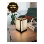 ProLaz Dekoratif Vintage Masa Lambası LED AMPÜL HEDİYELİ Gün Işığı Sarı LED Işık, Düğmeli Abajur