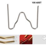 Prolektro 100 Adet 0,8 Mm Dış Köşe Plastik Kaynak Zımba Teli