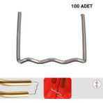 Prolektro 100 Adet 0,8 mm Düz Tip Dalgalı Plastik Kaynak Zımba Teli