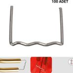 Prolektro 100 Adet 0,8 Mm Düz Tip Plastik Kaynak Zımba Teli